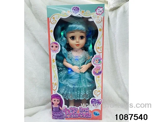 14 inch doll set W L/M in window box