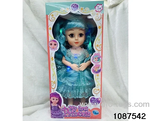 14 inch doll set W L/M in window box