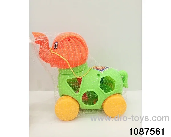 Puzzle Block Elephant in Net bag
