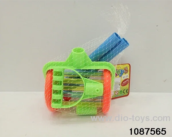 Push-pull walker with flashing bell in Net bag