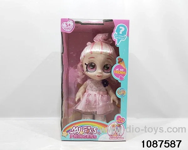 Dolls with four barrels in window box