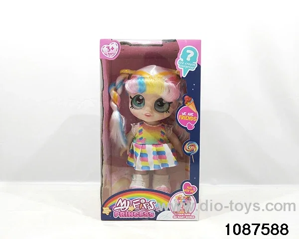 Dolls with four barrels in window box