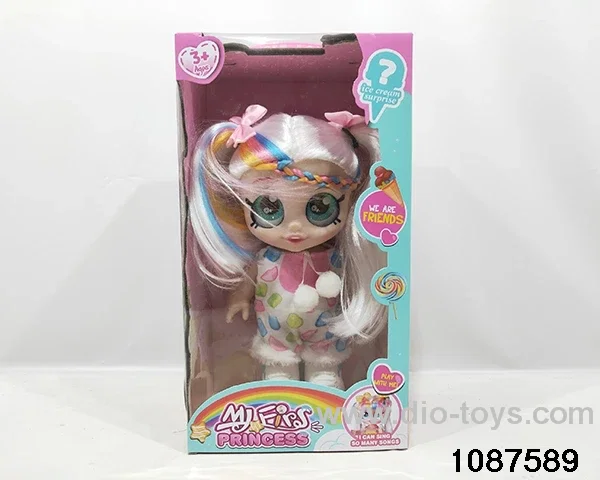 Dolls with four barrels in window box