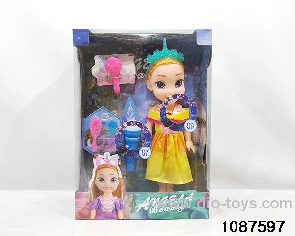 14 inch doll W L/M in window box