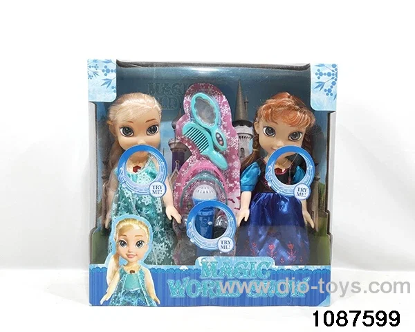 14 inch doll W L/M in window box