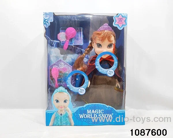 14 inch doll set in window box