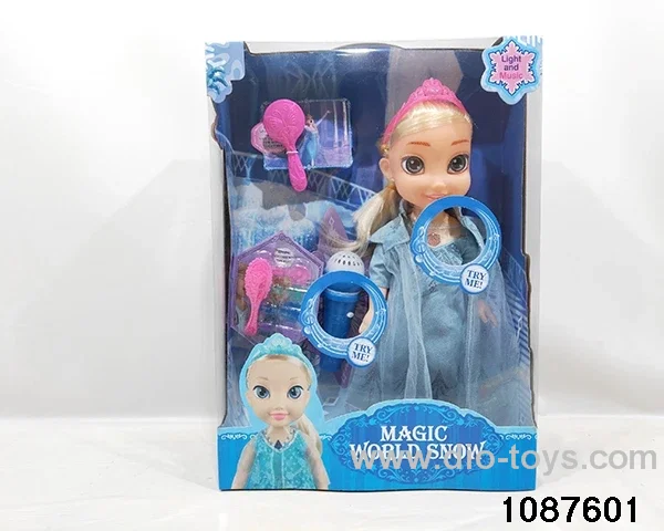 14 inch doll set in window box