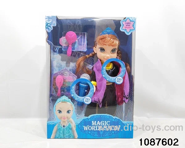 14 inch doll set in window box