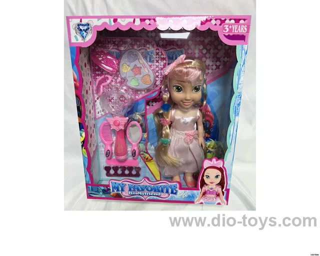 14 inch doll set W L/M in window box