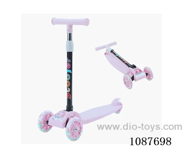 Children's scooter flash wheel