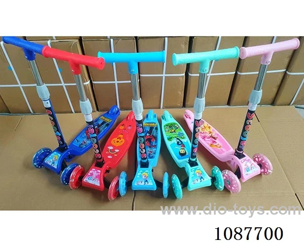 Children's scooter flash wheel pedal belt pattern