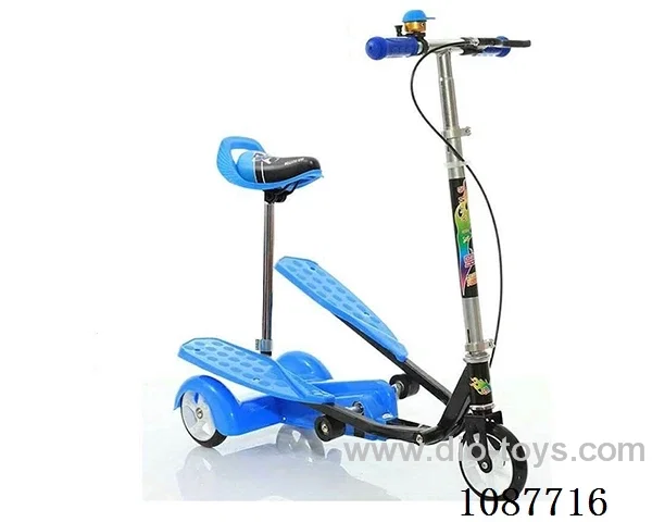 Children's double scooter + seat