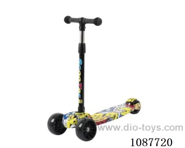 Graffiti children's scooter Hummer wheel