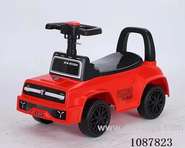 Four-wheel scooter + music lighting + storage