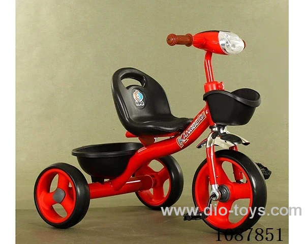 Children's three-wheeled balance car