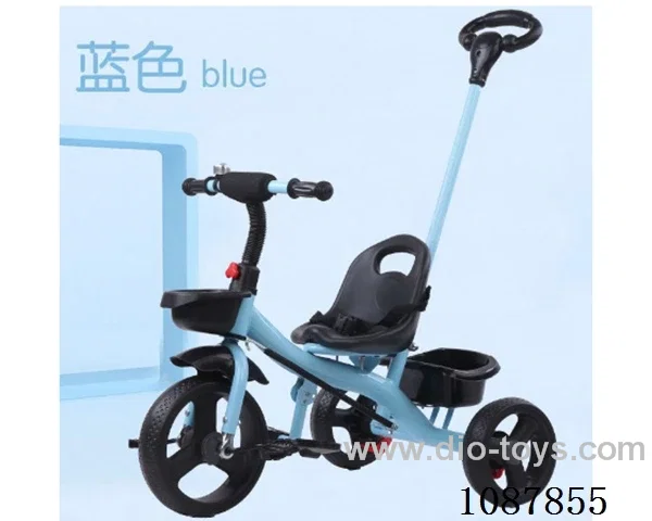 Pushpedal tricycle for children