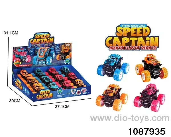 dual inertia 4WD vehicle in 12pcs display box