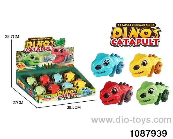 slingshot dinosaur in 8pcs display box