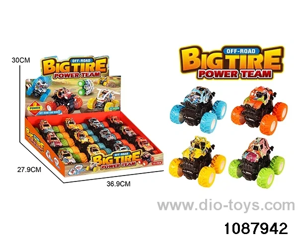 dual inertia 4WD vehicle in 12pcs display box