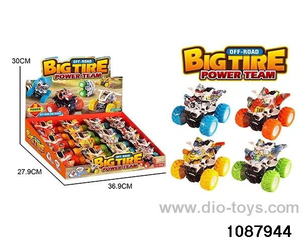 dual inertia 4WD vehicle in 12pcs display box