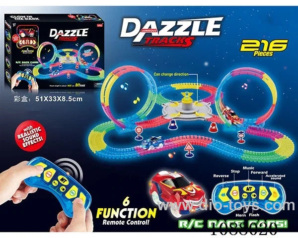 2.4G 6ch rc rail car with light not included battery