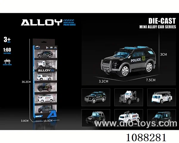 1:60 free wheel alloy car