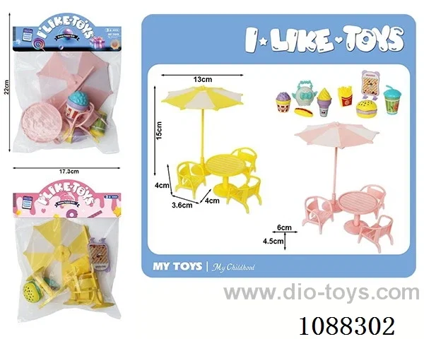 Tableware set umbrella