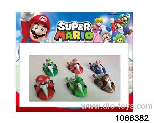 2.8 inch Super Mario Mini Inertia Scooter in bag