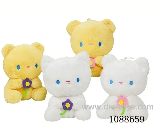 Cherry blossom sitting bear doll