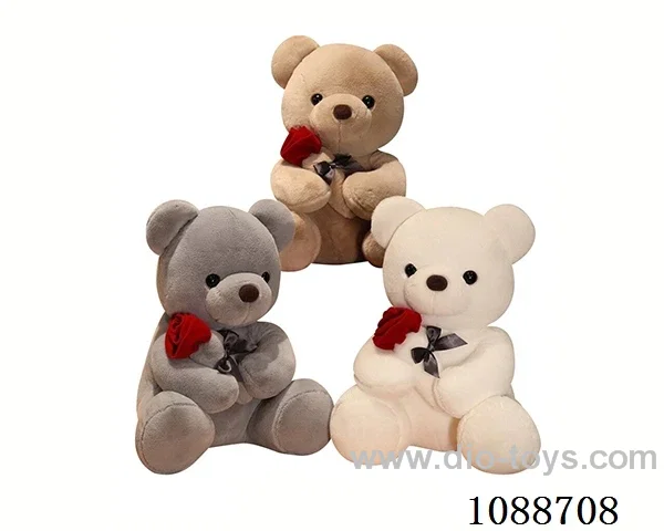 Rose bear doll