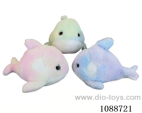 Tie-dye baby whale