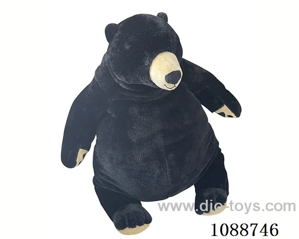36CM black bear doll
