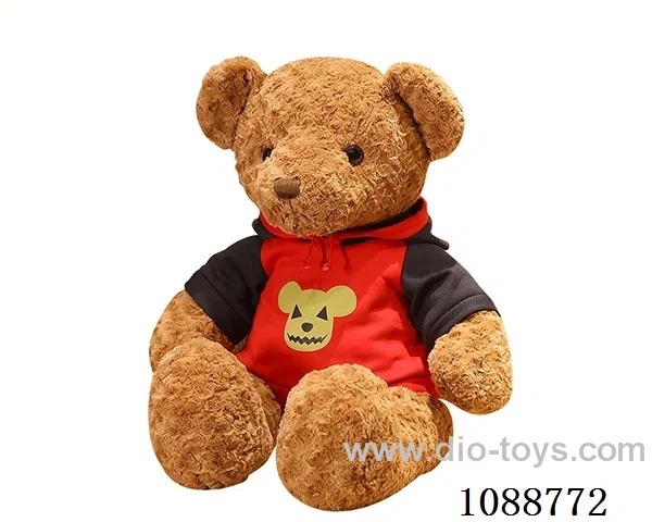 50CM red hoodie teddy bear doll