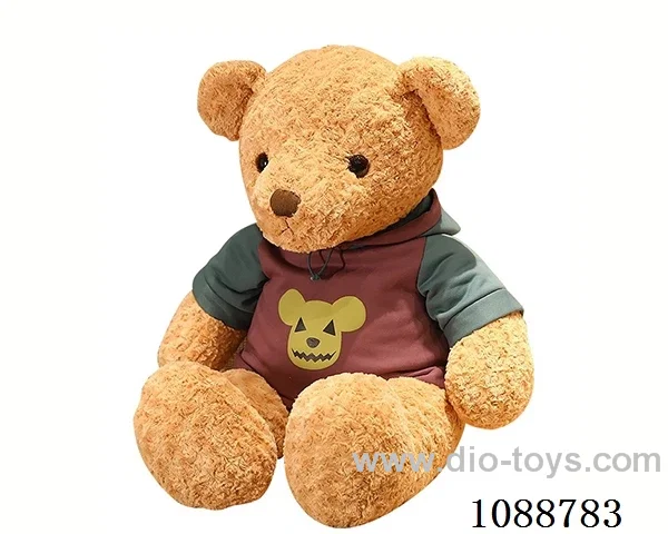 70CM purple hoodie teddy bear doll