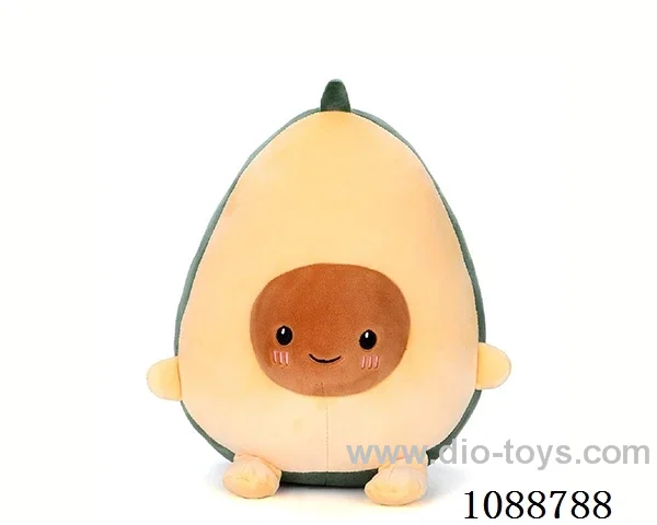 40CM avocado throw pillow doll