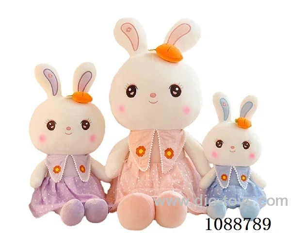 40CM sweetheart rabbit throw pillow doll