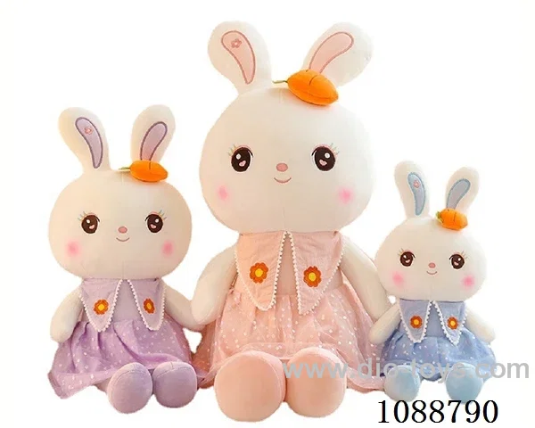 60CM sweetheart rabbit throw pillow doll