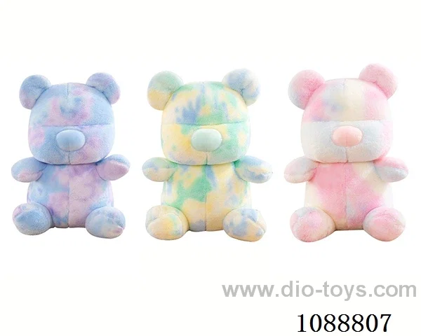 25CM colorful bear doll