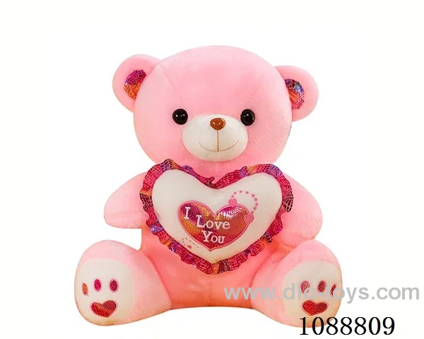 30CM pink teddy bear doll