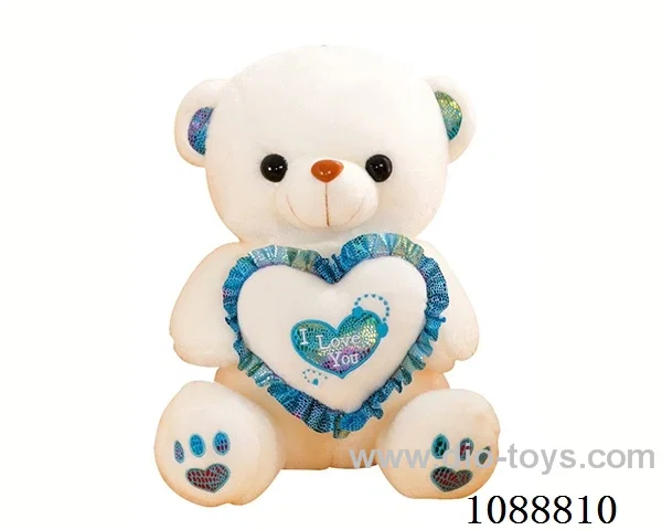 30CM white teddy bear doll