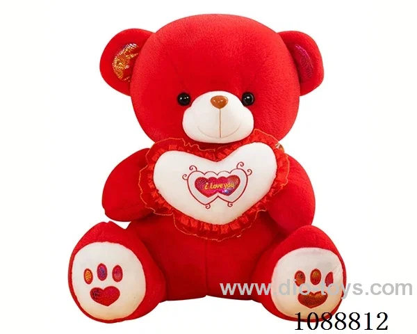 30CM red teddy bear doll