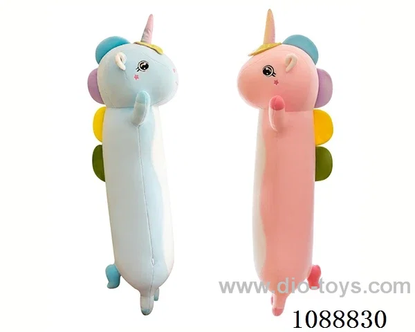 68CM colorful unicorn throw pillow doll