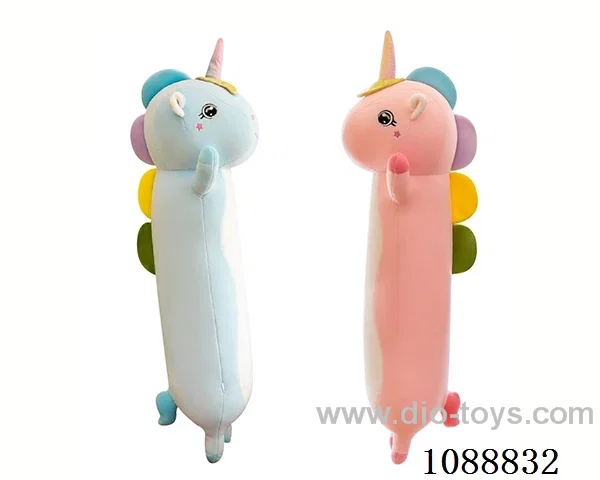 103CM colorful unicorn throw pillow doll