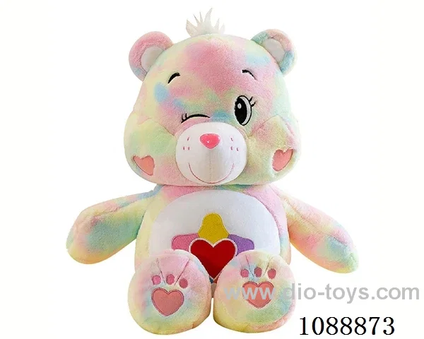 32CM winking rainbow bear doll