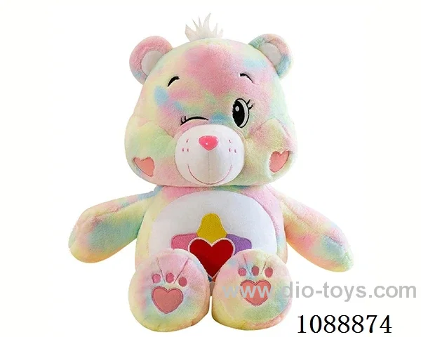 47CM Winking rainbow bear doll