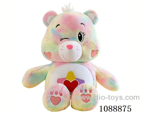 72CM winking rainbow bear doll
