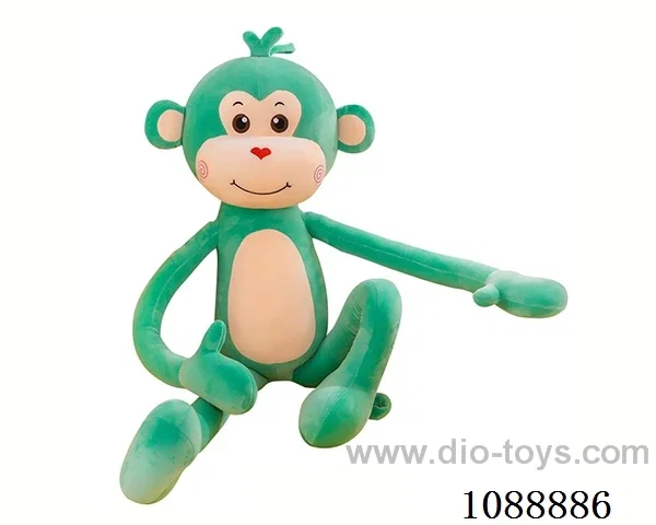 92CM long-legged monkey throw pillow doll