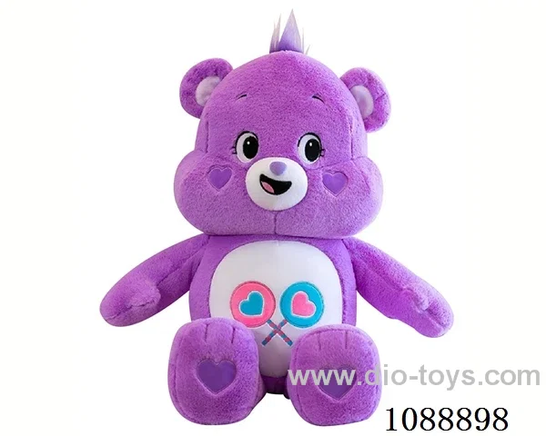 27CM purple cartoon teddy bear doll