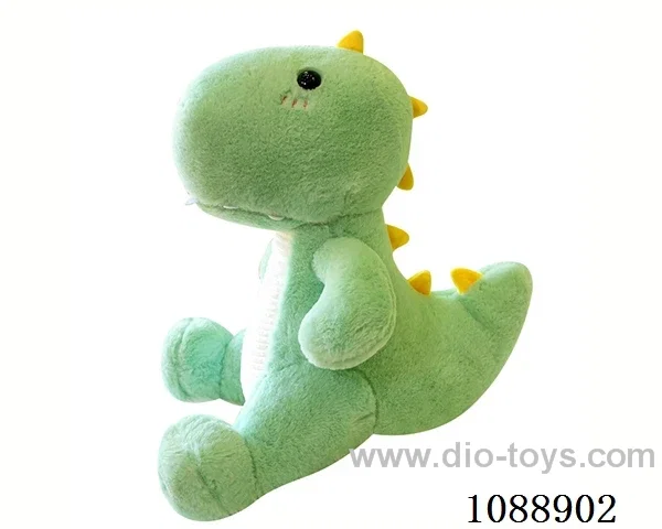 25CM green one-horned dinosaur doll