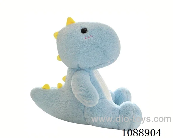 30CM blue one-horned dinosaur doll